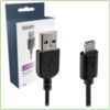 A-DAPT Laadkabel USB-A > Apple 8-pins 2m zwart