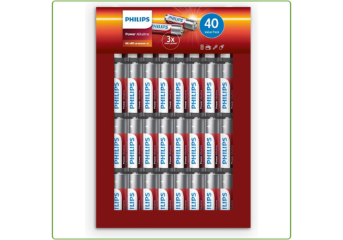  Philips  Power Alkaline 40 pack AA / LR6 