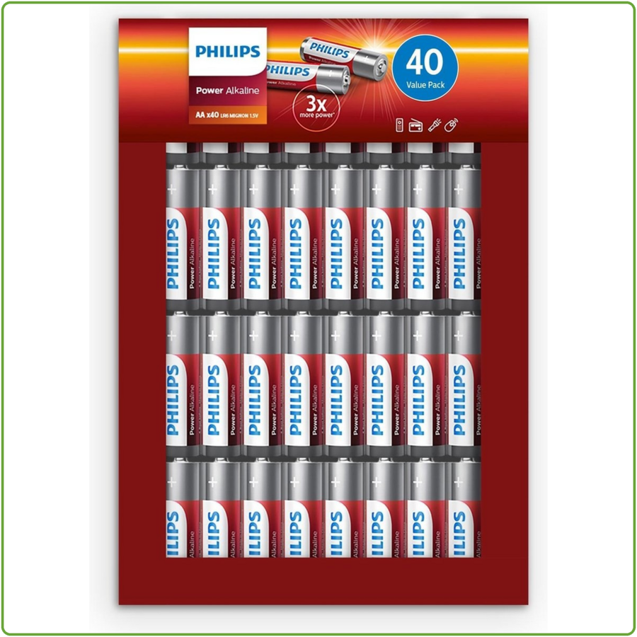 Power Alkaline 40 pack AA / LR6-1