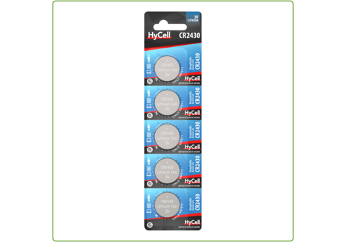 Hycell Lithium Knoopcel CR2430 3V blister 5 