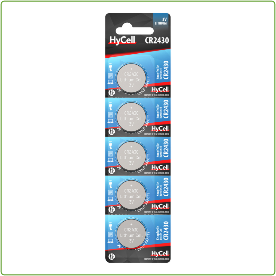 Lithium Knoopcel CR2430 3V blister 5-1