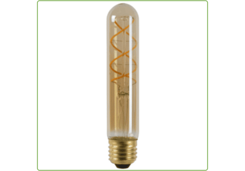  GHM Vintage LED Tube 185mm 4W Filament Lamp Amber Dimbaar 