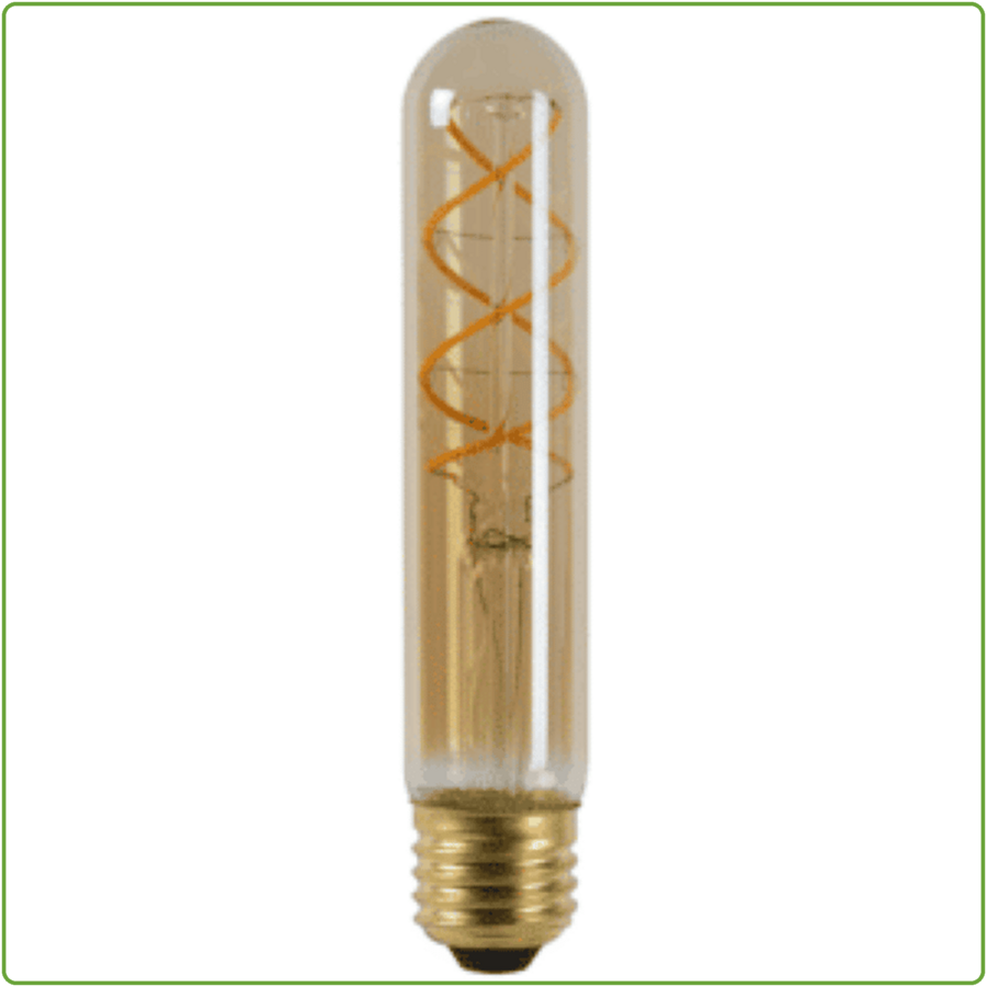 Vintage LED Tube 185mm 4W Filament Lamp Amber Dimbaar-1