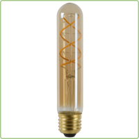 Vintage LED Tube 130mm 4W Filament Lamp Amber Dimbaar