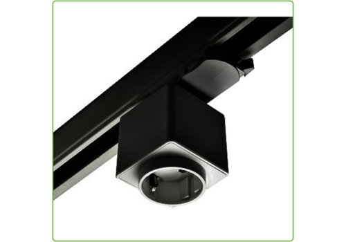  GHM 3-Fase Rail Stopcontact Zwart 