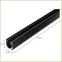 thumb-3-Fase Rail 1,5 Meter Zwart-1