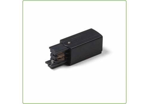  GHM 3-Fase Rail Aansluitdoos Links Zwart 