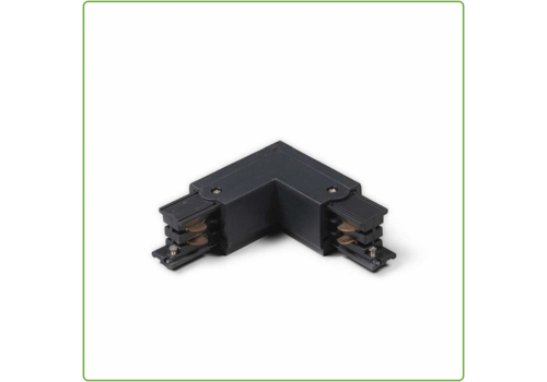  GHM 3-Fase Rail L-Vorm Connector Buitenkant Zwart 