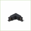 GHM 3-Fase Rail L-Vorm Connector Binnenkant Zwart