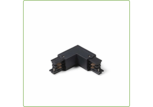  GHM 3-Fase Rail L-Vorm Connector Binnenkant Zwart 