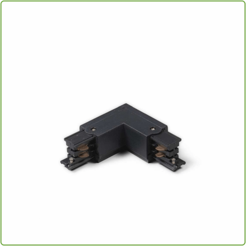  GHM 3-Fase Rail L-Vorm Connector Binnenkant Zwart 