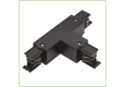  GHM 3-Fase Rail T-Vorm Connector Rechts Links-2 Zwart 
