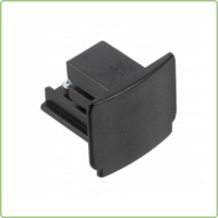 3-Fase Rail Eindstuk Zwart