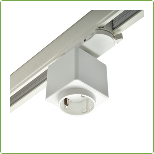  GHM 3-Fase Rail Stopcontact Wit 