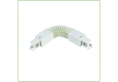  GHM 3-Fase Rail Flexibele Connector Wit 