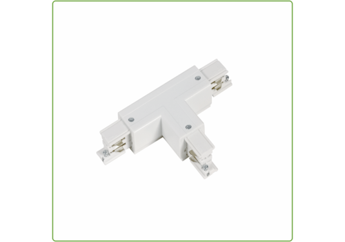  GHM 3-Fase Rail T-Vorm Connector Links 1 Wit 