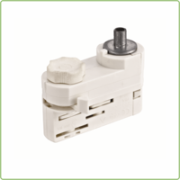 3-Fase Rail Pendel Adapter Wit