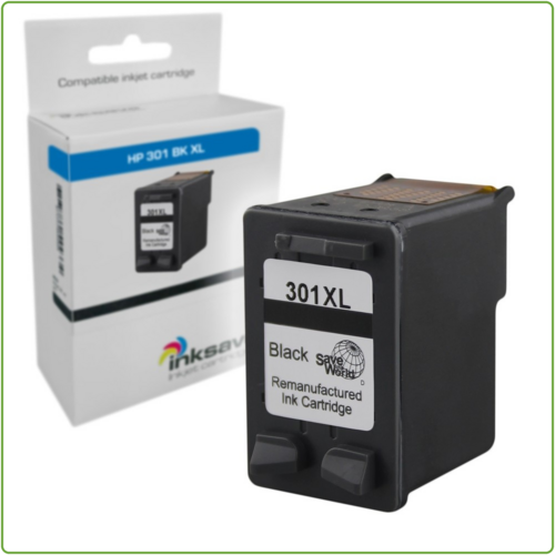  Inksave HP 301 BK XL 