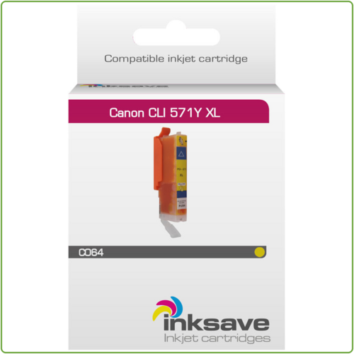  Inksave Canon CLI 571 Y XL 