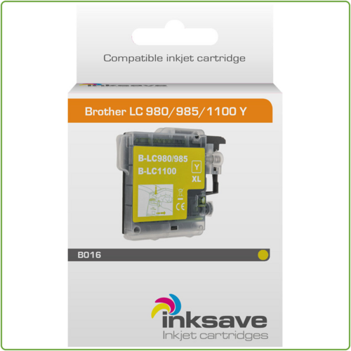  Inksave Brother LC 980/985/1100 Y 