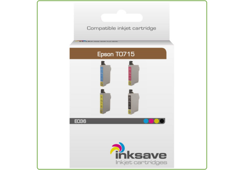  Inksave Epson T0715 Multipack 