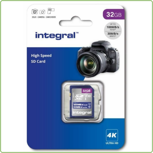  Integral 32GB High Speed SD card 