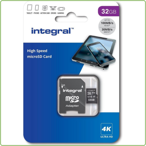  Integral 32GB High Speed micro SD 