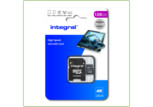  Integral 128GB High Speed micro SD 