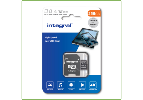  Integral 256GB High Speed micro SD 
