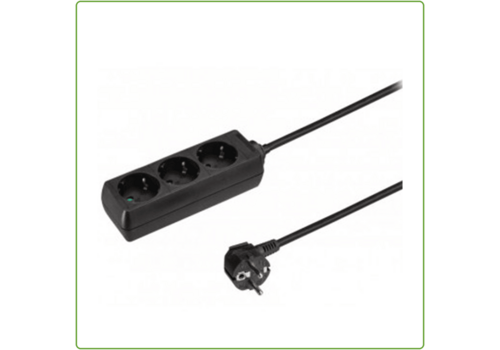  GHM 3V Tafelcontactdoos | 3M | Zwart 