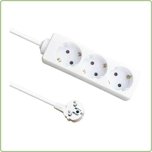  GHM 3V Tafelcontactdoos | 1,5M | Wit 