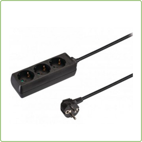  GHM 3V Tafelcontactdoos | 1,5M | Zwart 