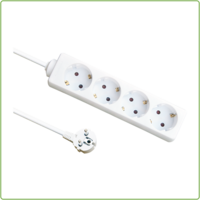 4V Tafelcontactdoos | 1,5M | Wit