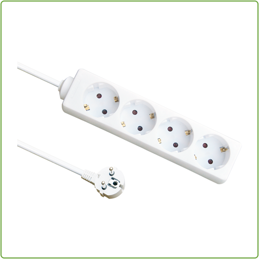 4V Tafelcontactdoos | 1,5M | Wit-1