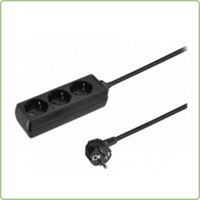 3V Tafelcontactdoos | 5M | Zwart