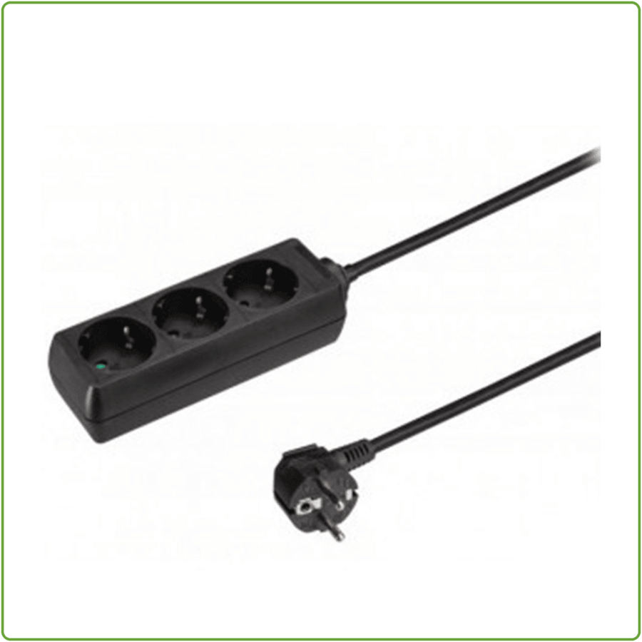 3V Tafelcontactdoos | 5M | Zwart-1