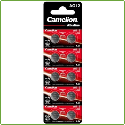  Camelion AG12/LR43/386 Alkaline 1,5V blister 10 