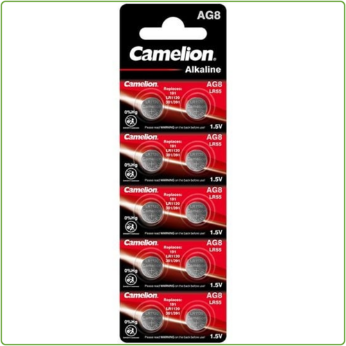  Camelion AG8/LR55/LR1120/381(391) Alkaline 1,5V blister 10 