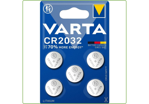  Varta 6032 CR2032 Lithium blister 5 