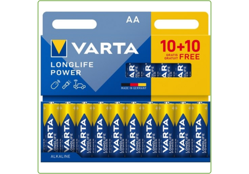  Varta AA Longlife Power Alkaline blister 20 