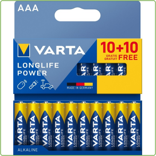  Varta 4903 AAA Longlife Power Alkaline blister 20 