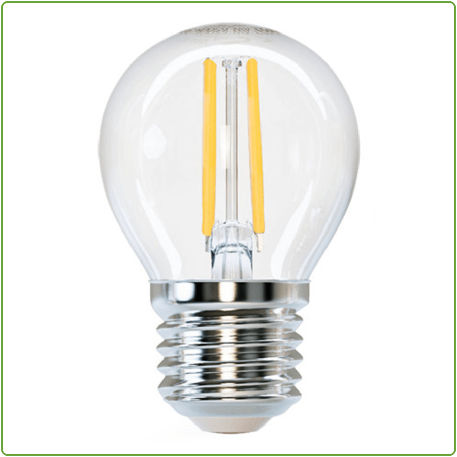 LED Filament E27 Kogel Helder 1W 2000K-1