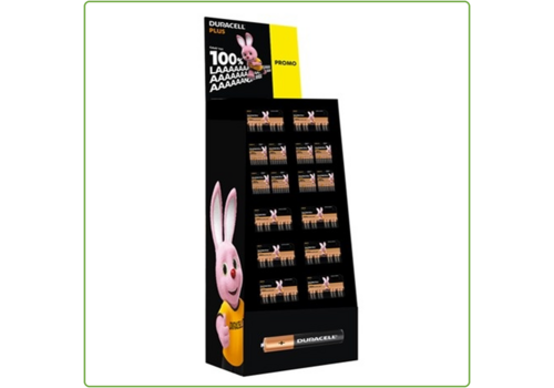  Duracell Plus 100% Display 8-pack SO (45x AAA & 80x AA) 