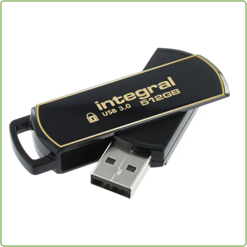  Integral 512GB Secure 360 USB3.0 Flash Drive 
