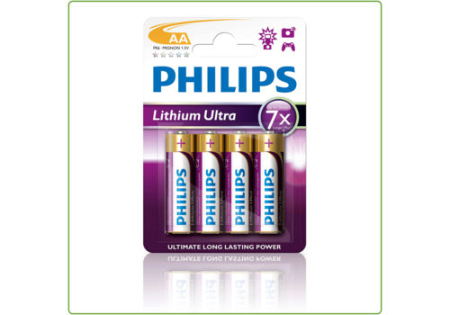  Philips  Lithium AA 1.5v blister 4 