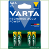 Varta 56743 AAA 550mAh Rechargeable blister 4