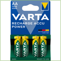 AA 1350mAh Rechargeable blister 4
