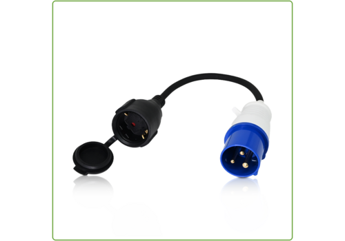  CEE Verloopsnoer Contra 40cm 