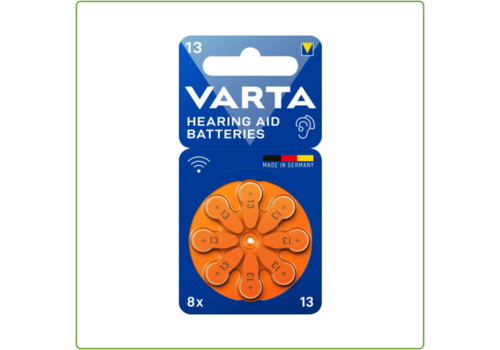  Varta 13 Hearing Aid blister 8 