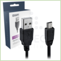 Data en laadkabel Mini-USB zwart